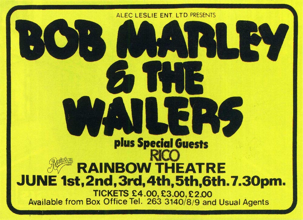 Bob Marley - Rainbow Poster